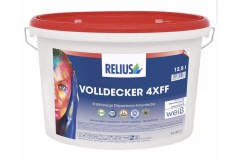 RELIUS Volldecker 4xff zeer goed dekkende extra matte muurverf in volle donkere kleuren voor binnen per 10 liter