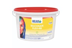 RELIUS Silcosan Flex-RB zeer elastische scheur-overbruggende muurverf met geringe vuilaanhechting per 3 liter of 12,5 liter