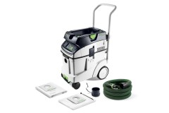 Festool Mobiele stofzuiger CTM 48 EI AC CLEANTEX met gladde slang (opvolger van 584070 en 574975)