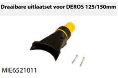 Mirka Swivel Exhaust Kit draaibare uitlaatset voor DEROS 125, 150 en 175mm