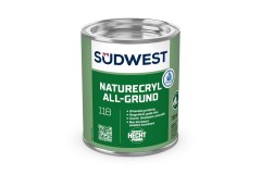 Sudwest NATURECRYL bio-based watergedragen Allgrund 118 grondverf en hechtlaag voor hout, ijzer, zink, kunststof en aluminium per 750ml