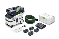 Festool Mobiele accu-stofzuiger CTLC MINI I-Plus inclusief batterijen en laders