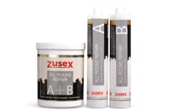 Zusex 2-componenten 300-minuten 5mm-20cm All-Round Repair elastisch blijvend en toepasbaar onder transparant schilderwerk in POTTEN of CARTOUCHES - aantrekkelijke staffelprijzen